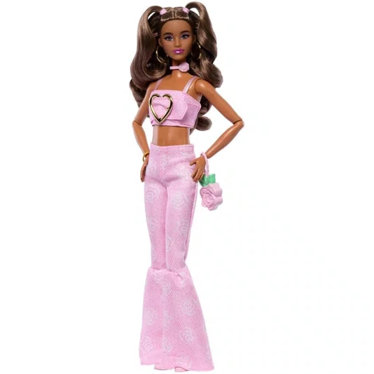 Boneca Barbie Fashionista Deluxe Style Top Rosa com Calça Mattel