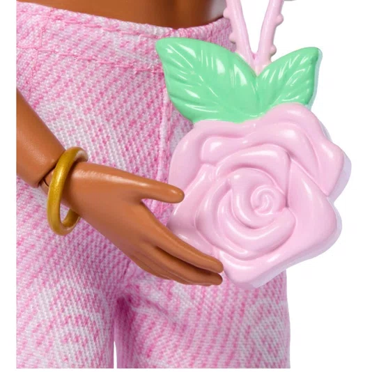 Boneca Barbie Fashionista Deluxe Style Top Rosa com Calça Mattel