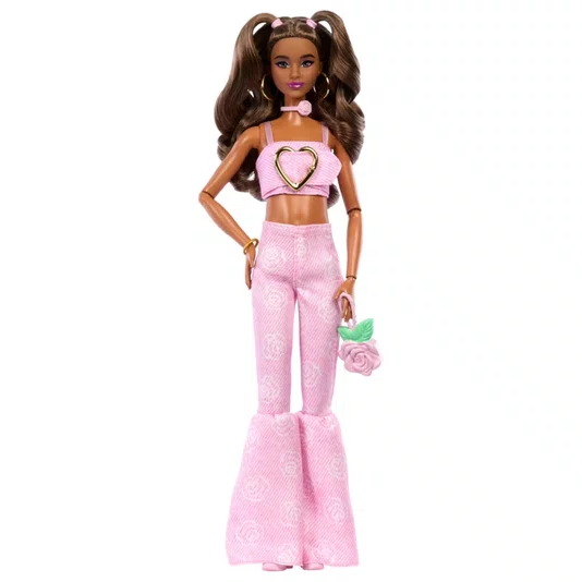 Boneca Barbie Fashionista Deluxe Style Top Rosa com Calça Mattel