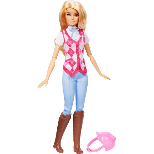 Boneca Barbie Malibu Equitação Barbie Detetive A Grande Corrida de Cavalos Mattel