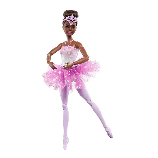 Boneca Barbie Negra Bailarina Dreamtopia Luzes Brilhantes Mattel