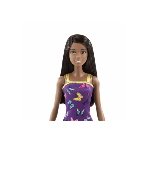 Boneca Barbie Negra Vestido Borboleta Mattel