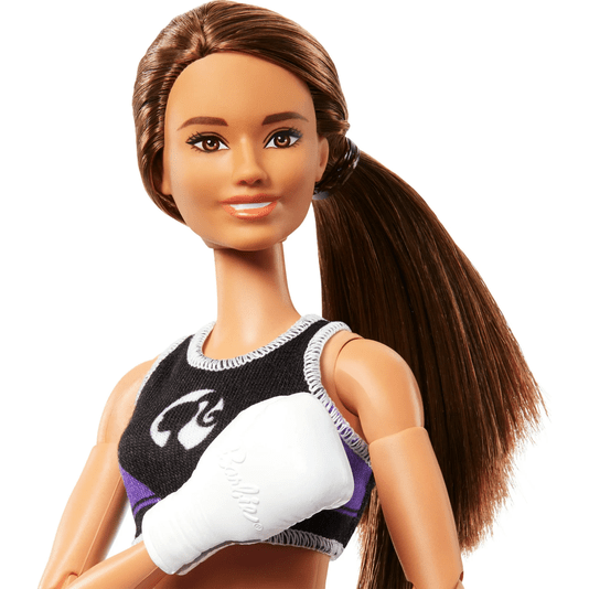 Boneca Barbie Profissões Boxeadora Morena Mattel 