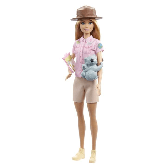 Boneca Barbie Profissões Deluxe Zoóloga Mattel