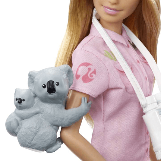 Boneca Barbie Profissões Deluxe Zoóloga Mattel