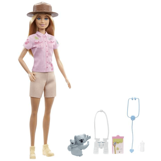 Boneca Barbie Profissões Deluxe Zoóloga Mattel