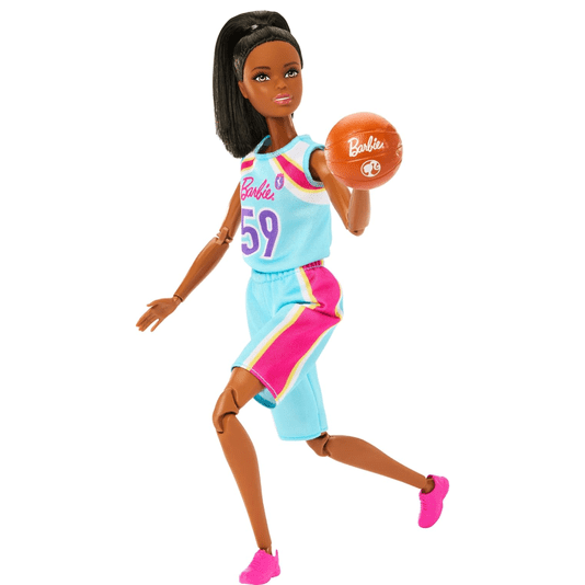 Boneca Barbie Profissões Jogadora de Basquete Negra Mattel