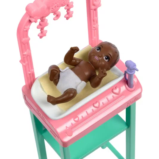 Boneca Barbie Profissões Médica Pediatra Loira Mattel