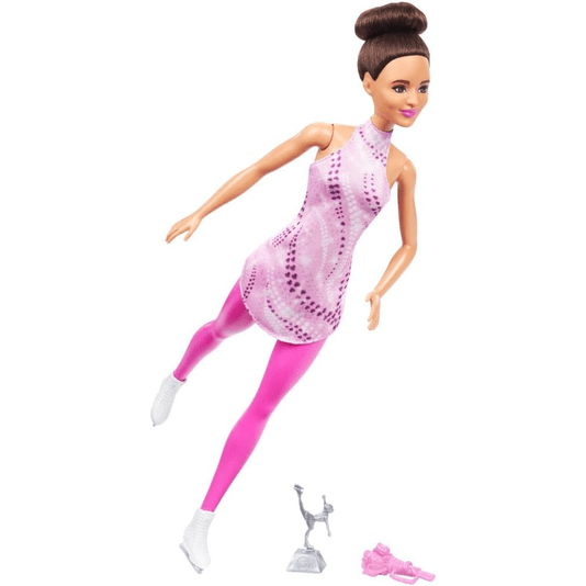 Boneca Barbie Profissões Patinadora Artistíca Mattel
