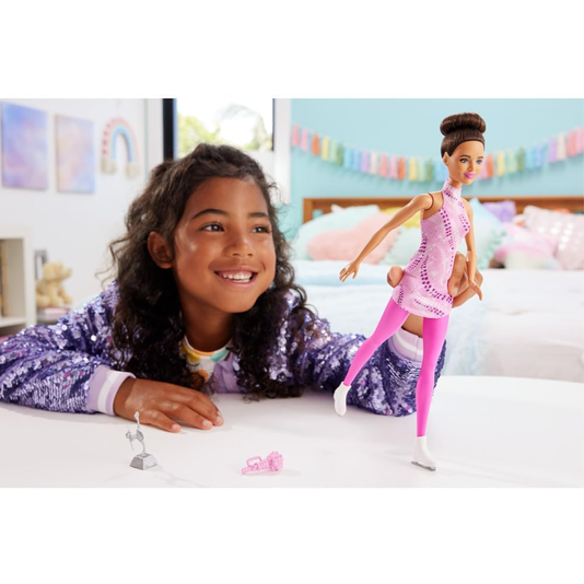 Boneca Barbie Profissões Patinadora Artistíca Mattel