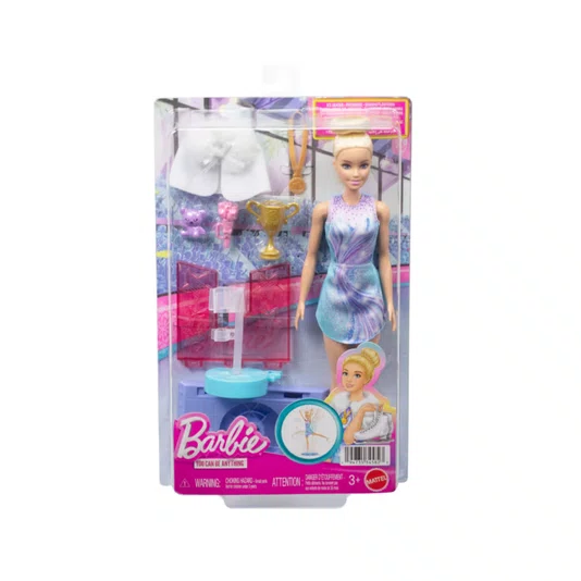Boneca Barbie Profissões Patinadora no Gelo Mattel 