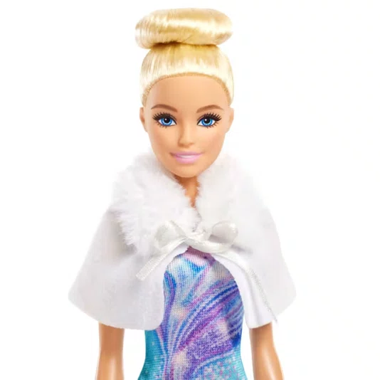 Boneca Barbie Profissões Patinadora no Gelo Mattel 