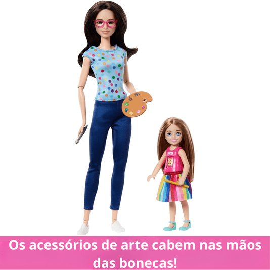Boneca Barbie Profissões Terapeuta de Arte Mattel