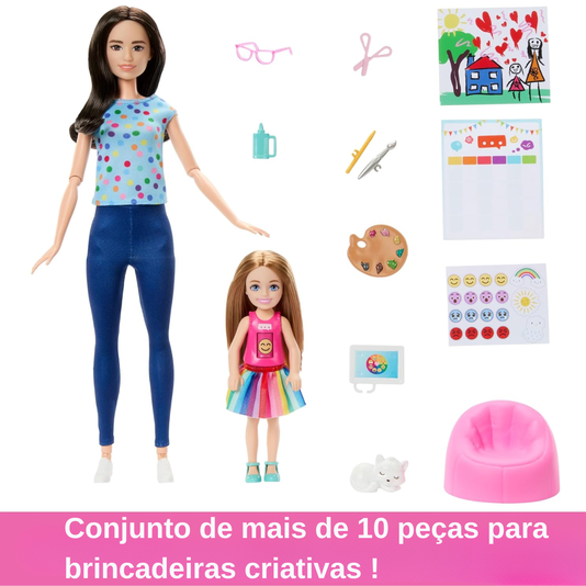 Boneca Barbie Profissões Terapeuta de Arte Mattel