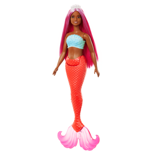 Boneca Barbie Sereia Cauda Laranja Mattel