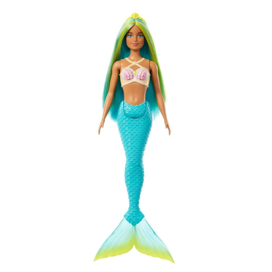 Boneca Barbie Sereia Cauda Verde Água Mattel