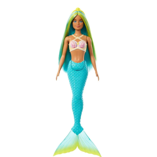 Boneca Barbie Sereia Cauda Verde Água Mattel