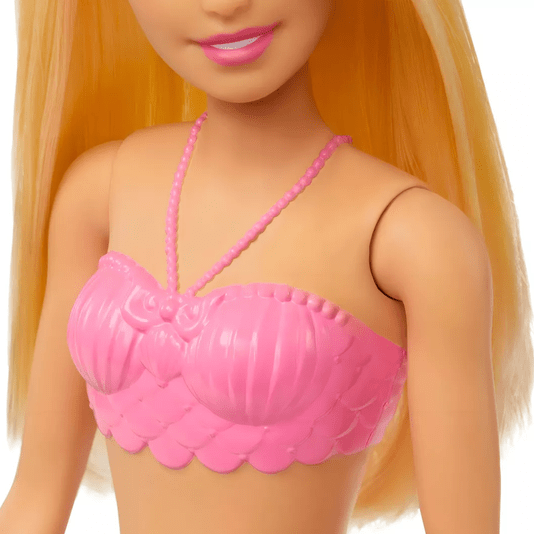 Boneca Barbie Sereia Loira com Cauda Rosa Mattel