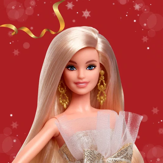 Boneca Barbie Signature Coleção Holiday 2025 Loira Mattel