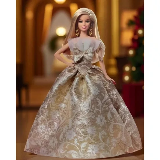 Boneca Barbie Signature Coleção Holiday 2025 Loira Mattel