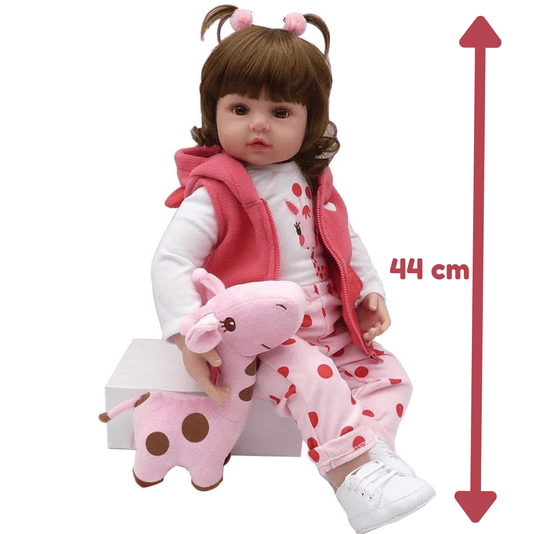 Laura Baby Boneca Bebê Reborn Valentina Shiny Toys