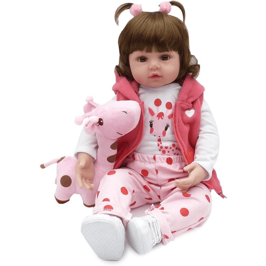Laura Baby Boneca Bebê Reborn Valentina Shiny Toys