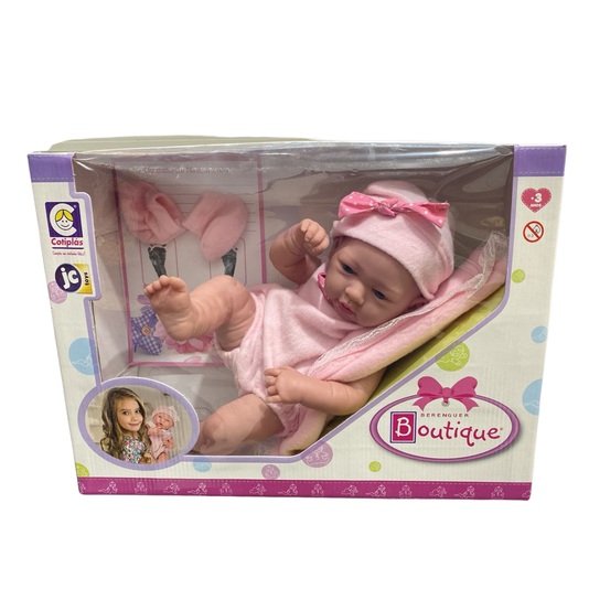 Boneca Boutique Berenguer Deitada em Vinil Cotiplás
