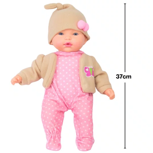 Boneca Coleção Fiorella com Acessórios Cotiplás