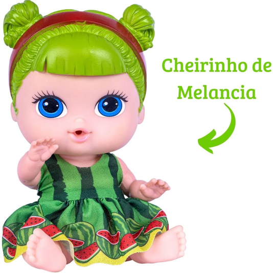 Boneca Coleção Frutinha Melancia Cotiplás