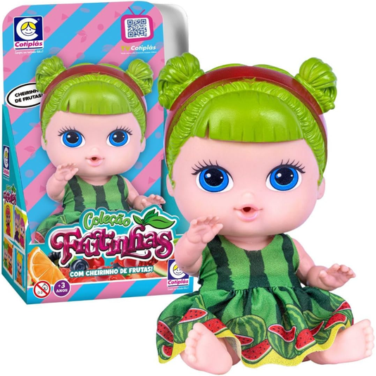 Boneca Coleção Frutinha Melancia Cotiplás