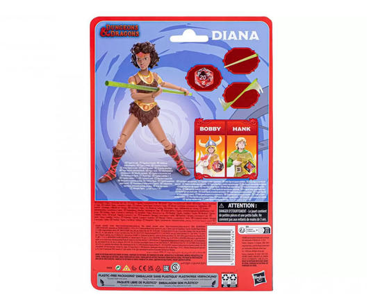 Boneca Diana 15 cm Dungeons & Dragons Caverna do Dragão Desenho Hasbro