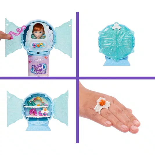 Boneca Disney Frozen Anna Jewel Reveal Mattel