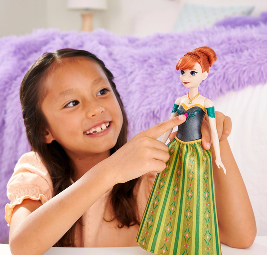 Boneca Disney Frozen Anna Musical Mattel