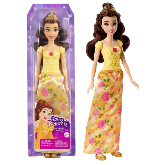 Boneca Disney Princesas Bela Saia Estampada Mattel