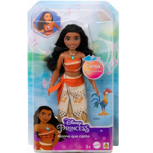 Boneca Disney Princesas Moana que Canta Mattel