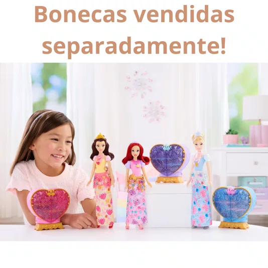 Boneca Disney Princess Ariel Jewel Reveal Mattel