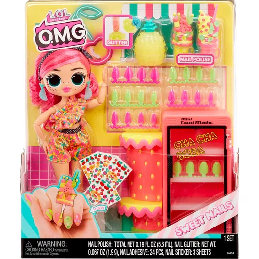 Boneca LOL Suprise O.M.G Sweet Nails Pink P MGA Entertainment