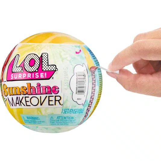 Boneca LOL Surprise Sunshine Makeover 8 Surpresas Candide
