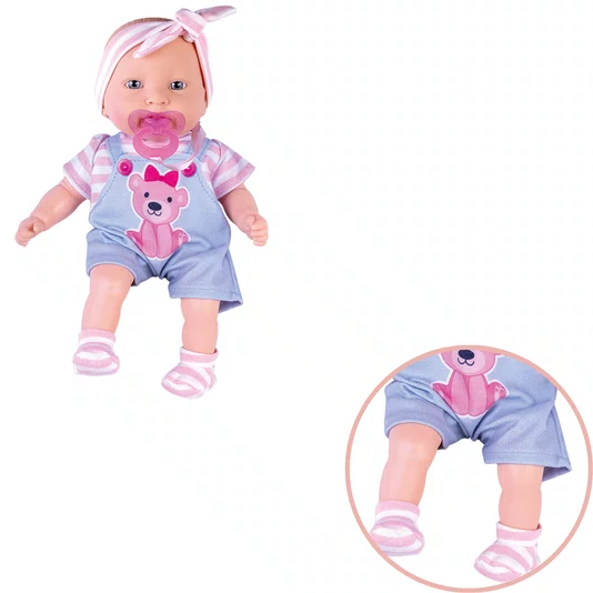 Boneca Love Bebê Meu Mascotinho Menina Cotiplás