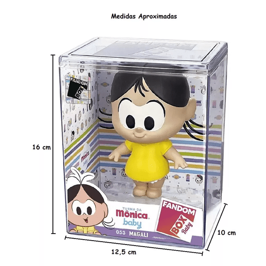 Boneca Magali 053 Turma da Mônica Baby Fandom Box Lider