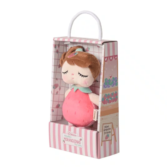 Boneca Metoo Mini Angela Frutas Moranguinho Bup Baby
