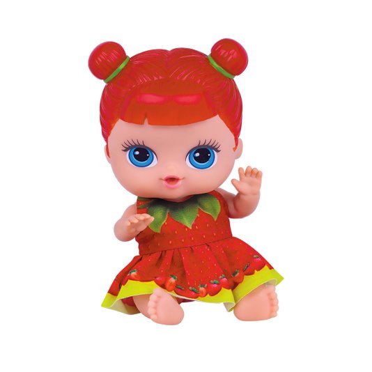 Boneca com Cheiro de Morango Coleção Frutinhas Cotiplás