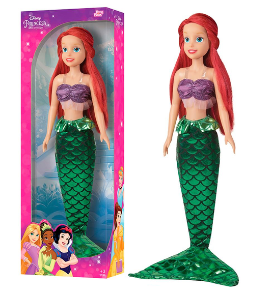 Boneca My Size Princesa Ariel Disney Baby Brink