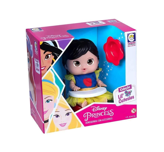 Boneca Branca de Neve Lil'Cutesies Princesa Disney Cotiplás
