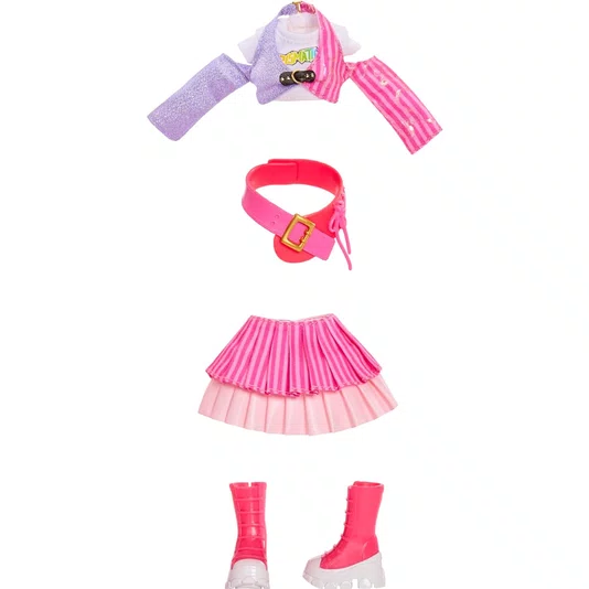 Boneca Rainbow High Jr Rock Band Bella Parker Pink 9 MGA Entertainment