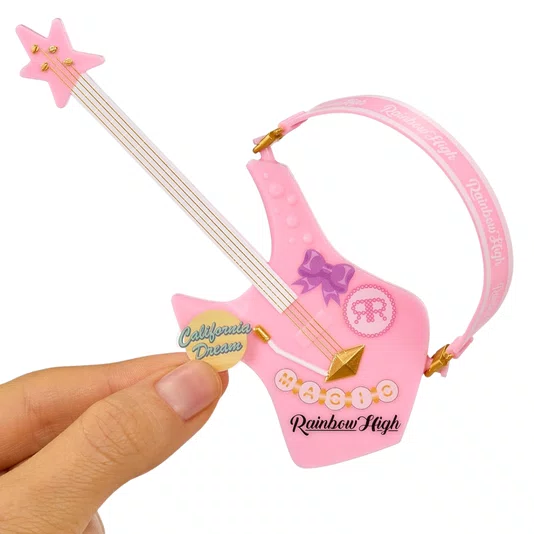 Boneca Rainbow High Jr Rock Band Bella Parker Pink 9 MGA Entertainment