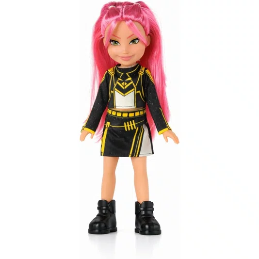 Boneca Sora Rosa e Acessórios K-Pop Trix Gold Pupee