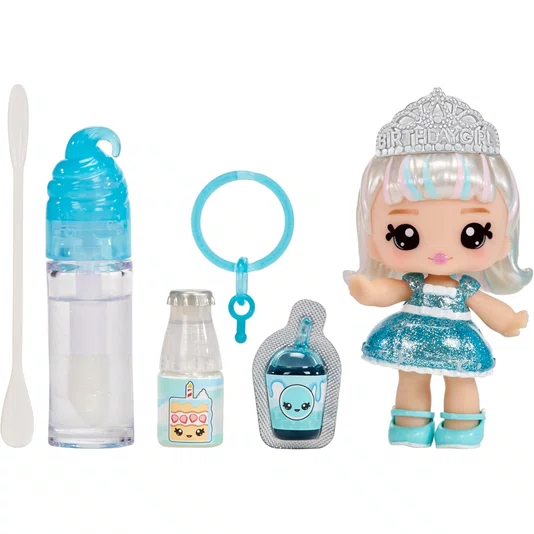 Boneca Yummiland Make Lipgloss Callie Birthday Cake MGA Entertainment