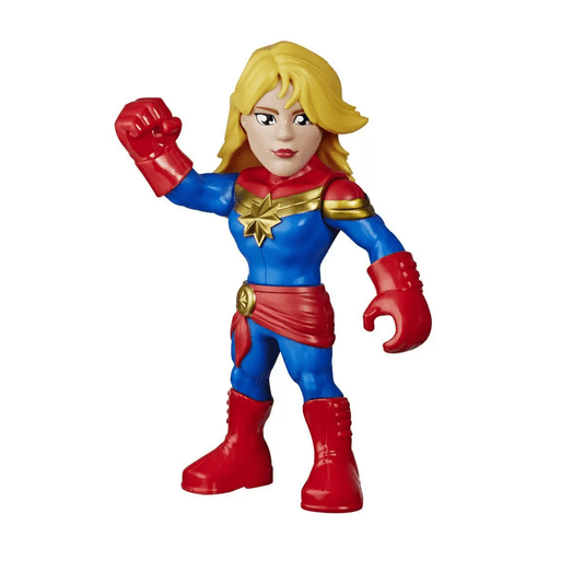 Boneco Articulado Capitã Marvel Super Hero Adventures Hasbro 