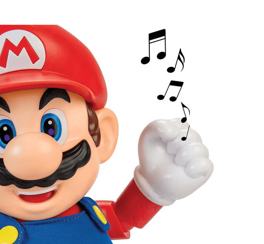 Boneco Articulado com Som Super Mario Nintendo Candide